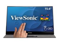 Display tactil portabil VIEWSONIC TD1655 15,6 inchi 1920x1080 Proiectat capacitiv 10 puncte tactil cu mini HDMI 2 USB tip C