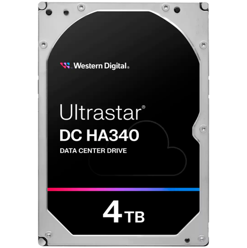 HDD Server WD Ultrastar DC HA340 4TB 512e SE, 3.5’’, 256MB, 7200 RPM, SATA, SKU: 0B47076