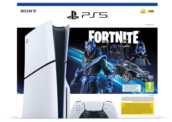 Конзола PlayStation 5 (Slim) 1TB Fortnite - Cobalt Start Bundle