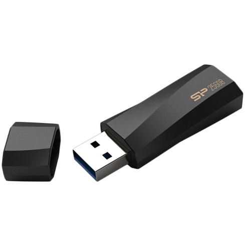 Silicon Power Blaze - B07 256GB Pendrive USB 3.2 Gen 1 Black, anti bacterial coating