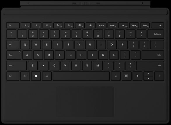 MS Surface Go Typecover N EN Black QWERTY comm