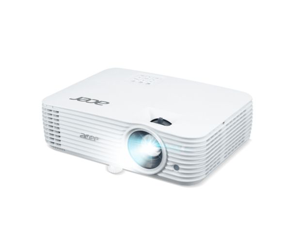 Мултимедиен проектор Acer Projector H6815GTV, DLP, 4K UHD (3840x2160), 4000 ANSI Lm, 50 000:1, 1.1x, 2xHDMI, USB Type A, RS232, PC Audio jack, Google TV dongle included, Lamp life up to 20 000h, 3W Speaker, Bag, 2.88Kg,White + Acer T82-W01MW 82.5" (16:10)