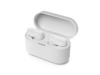 PHILIPS True Wireless Earbuds IPX4 Make calls using a single earbud Up to 24 hours play time white