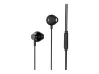 Căști PHILIPS Drivere intra-auriculare de 14,2 mm cu spate deschis negru