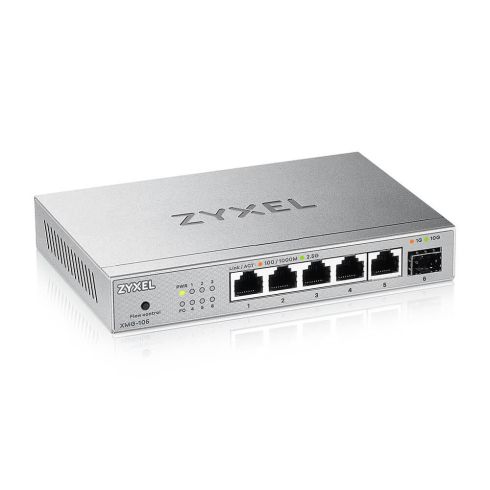 Switch Zyxel XMG-105 5 Ports 2,5G + 1 SFP+ Desktop MultiGig unmanaged