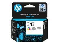 HP 343 original Ink cartridge C8766EE UUS tri-colour standard capacity 7ml 330 pages 1-pack