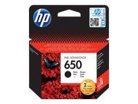 Cartuș de cerneală original HP 650 CZ101AE BHK negru capacitate standard 360 de pagini 1 pachet