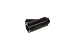 Conector Y Alphacool Eiszapfen, pivotant, 45°, G1/4 tată la 2 x G1/4 filet interior, negru mat