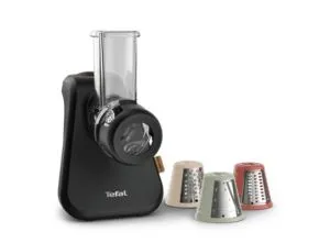 Electric grater Tefal MB77EN38, Shredder 3 functions: grate, slice, cheese grate