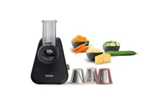 Electric grater Tefal MB77EN38, Shredder 3 functions: grate, slice, cheese grate