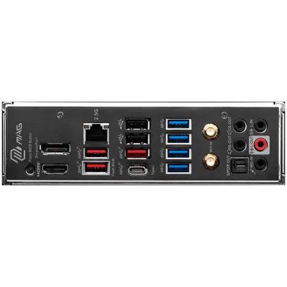 MSI Main Board Desktop MAG B650 TOMAHAWK WIFI (AM5,4x DDR5,HDMI,DP,2x PCI-E x16,1x PCI-E x1,3xM.2,6xSATA 6G,6x USB 2.0,6x USB 3.2 Gen1 Type A,3x USB 3.2 Gen2 Type A, 1x USB 3.2 Gen2 Type C, 1x USB 3.2 Gen2x2 Type C, 2.5GLAN, Wi-Fi 6E, BT5.2 ATX