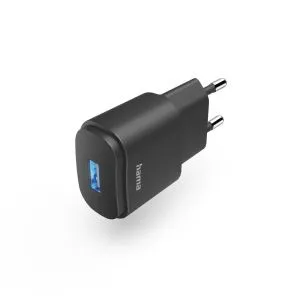 Încărcător de rețea Hama, USB-A, 6 W, Negru