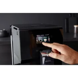 Aparat de cafea Krups EA873810, ESP intuition preferinta oala de lapte total, negru