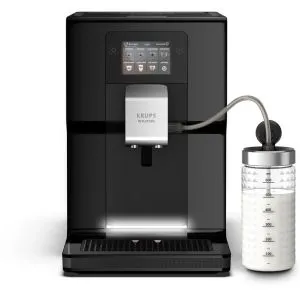 Aparat de cafea Krups EA873810, ESP intuition preferinta oala de lapte total, negru