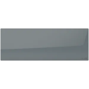 AENO Premium Eco Smart Heater, 700W, Tempered glass, Infrared+convection heating type, LED display, Plug type: Europe (E/F type), GRAY