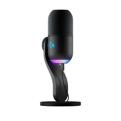 Microfon dinamic pentru desktop Logitech YETI GX RGB LightSync