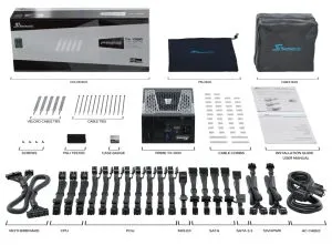 Seasonic PRIME TX-1300 Titan, ATX 3.0, 80 PLUS TITANIUM, ventilator FDB de 135 mm, complet modular, cablu PCIe Gen 5 (12VHPWR) inclus, 12 ani garanție (1TX13TART3A10X)