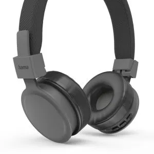 Căști HAMA cu microfon „Freedom Lit II” Bluetooth, on-ear, negru, USB-C