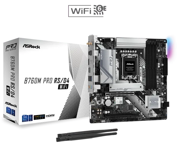 ASROCK B760M PRO RS/D4 WIFI