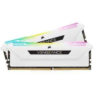 Corsair DDR4, 3600MHz 32GB 2x16GB DIMM, Unbuffered, 18-22-22-42, XMP 2.0, VENGEANCE RGB PRO SL White Heatspreader, RGB LED, 1.35V, for AMD Ryzen & Intel, EAN:0840006632085