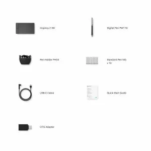 Tabletă grafică HUION Inspiroy 2 M, 5080 LPI, Verde