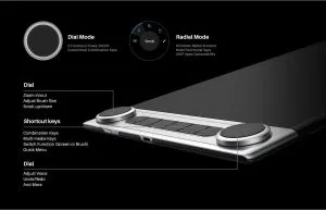 Graphic Display Tablet HUION Inspiroy Dial 2, 5080 LPI