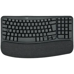 LOGITECH Wave Bluetooth ergonomic keyboard - GRAPHITE - US INT'L