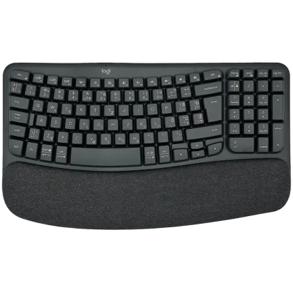 LOGITECH Wave Bluetooth ergonomic keyboard - GRAPHITE - US INT'L