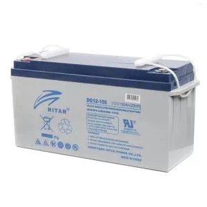 Baterie plumb gel RITAR (DG12-150), 12V, 150Ah, 483 / 170 /241 mm F12/M8 RITAR, Pentru sisteme solare