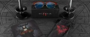 Ochelari pentru computer GUNNAR Diablo IV Sanctuary Edition - Chihlimbar de onix cu sânge