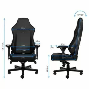 Scaun gaming scaune nobile HERO, Black Edition