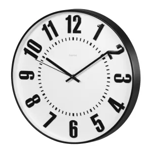 "Black Digits" Wall Clock, HAMA-185859
