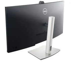Monitor Dell P3424WEB, 34" Curved Video Conferencing, WQHD AG, IPS, 21:9, 5ms, 1000:1, 300 cd/m2, (3440x1440 ), 99% sRGB, HDMI, DP, USB-C, USB 3.2 hub, RJ45, ComfortView Plus, Height Adjustable, Swivel, Tilt, Black