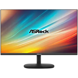 Asrock Gaming Monitor, 27" FHD(1920x1080) IPS, Anti-Glare, 100 Hz, 99% sRGB, 16:9, 1000:1, 300 cd/m², 178º/178º, 1ms (MPRT), Flicker-free, Tiltt Adjustment, 1x HDMI 2.0, 1x VGA, 3Y