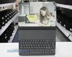 Logitech TYPE+ Black Protective case with integrated keyboard for iPad Air 2, Brand New Open Box