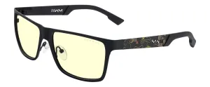 Set ochelari de gaming GUNNAR x Call of Duty UAV Edition cu carcasă - Onyx/Topo - Chihlimbar