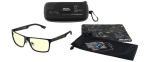 Set ochelari de gaming GUNNAR x Call of Duty UAV Edition cu carcasă - Onyx/Topo - Chihlimbar