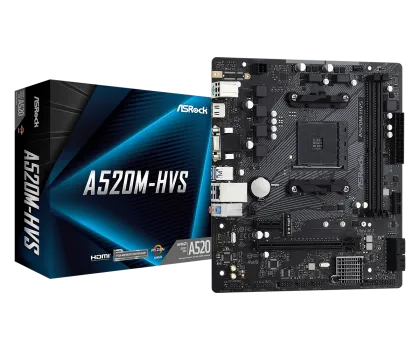ASROCK A520M-HVS /AM4