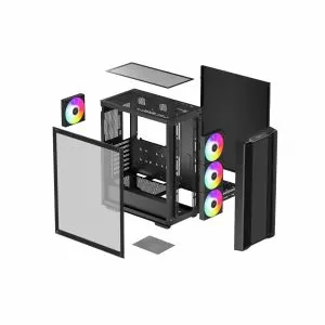 DeepCool кутия Case ATX CC560 A-RGB v2