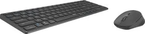 Set tastatură și mouse RAPOO 9700M, Multi mod, Bluetooth, 2.4Ghz, Wireless, Gri închis