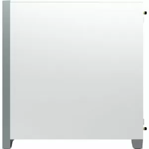 Кутия Corsair 4000D Airflow Mid Tower, Tempered Glass, Бяла