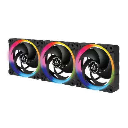 Ventilatoare ARCTIC BioniX P120 A-RGB Negru 120mm 3 unități, controler inclus
