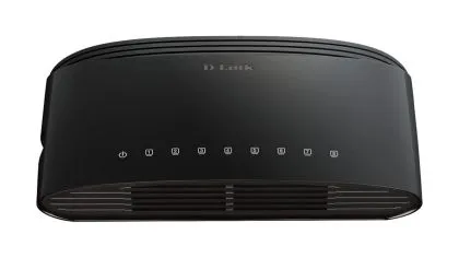 Anahtar D-Link DES-1008D/E, 8 bağlantı noktası 10/100, Masaüstü