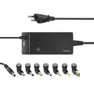 Încărcător universal pentru laptop HAMA, incl. 100-240 V, ext. 12-22V, 90W