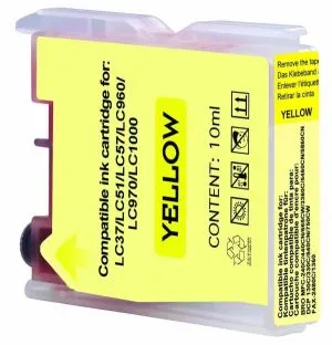 Mürekkep Püskürtmeli UPRINT LC970/1000 BROTHER, Sarı