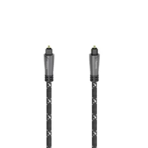 Audio Optical Fibre Cable HAMA ODT plug (Toslink), metal, 1.5 m