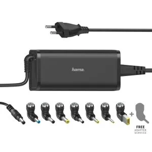 Alimentare universală pentru laptop HAMA, Rețea, in. 100-240 V, ext. 15/19V, 90W