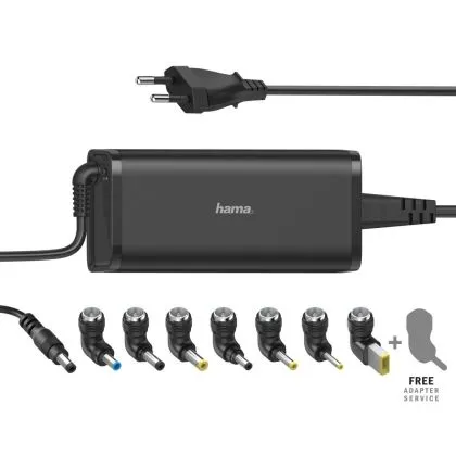 Alimentare universală pentru laptop HAMA, Rețea, in. 100-240 V, ext. 15/19V, 90W
