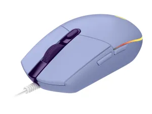 Mouse pentru jocuri Logitech G102 LightSync, RGB, optic, cu fir, USB, violet