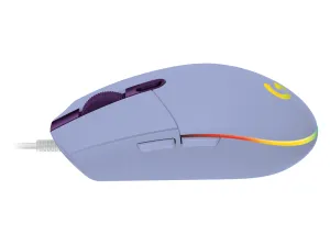 Mouse pentru jocuri Logitech G102 LightSync, RGB, optic, cu fir, USB, violet
